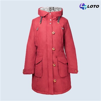 Parkajacka med pälshuva